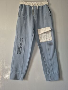 Kenneth Cole Kids Light Blue Cargo Jogger Pants